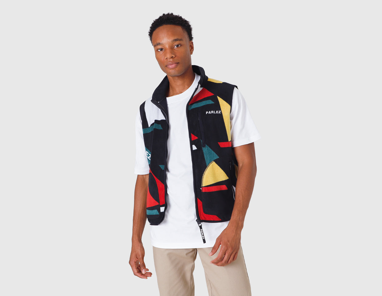 Parlez Lark Fleece Vest Gilet / Multi