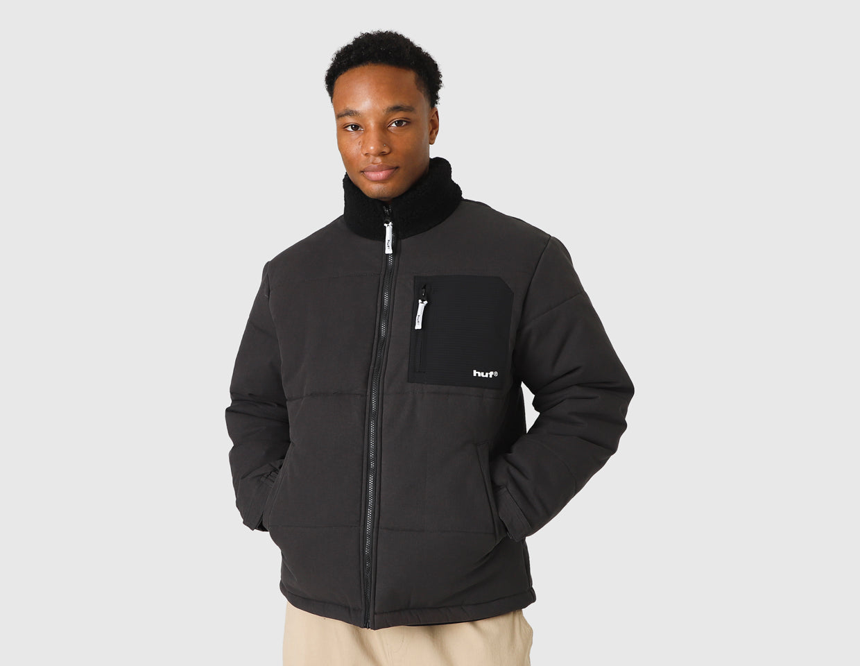 HUF Sipler Puffer Jacket / Black