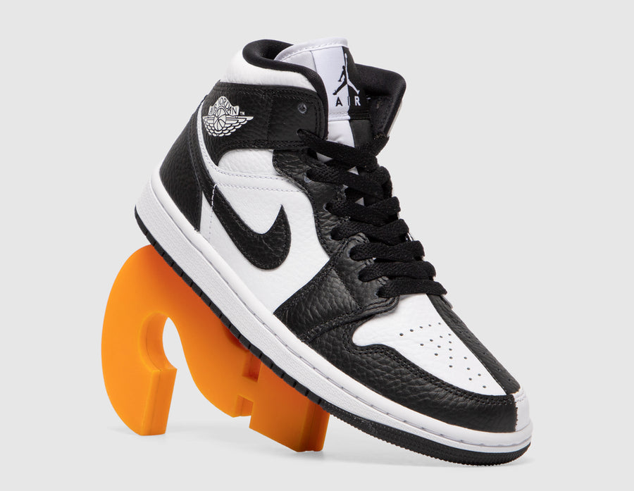 Jordan Women's 1 Mid SE White / White - Black – size? Canada