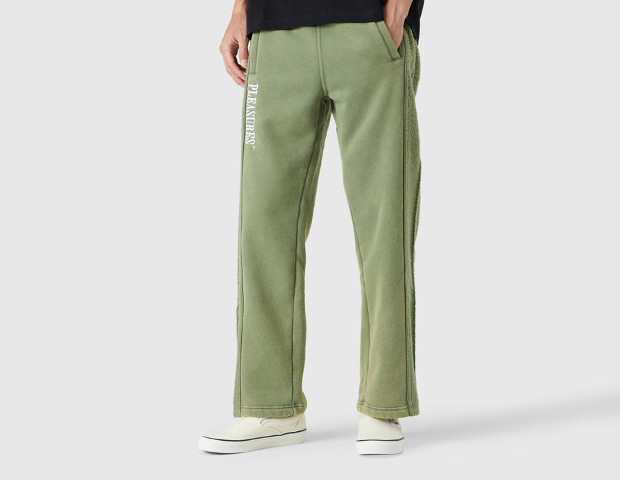 Pleasures Tapeworm Washed Logo Sweatpants / Green – size? Canada