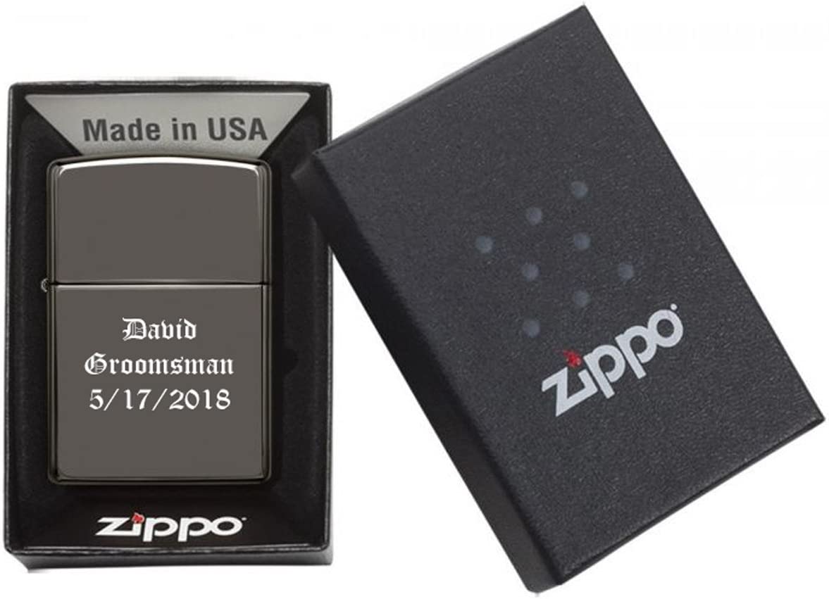 Zippo Black Ice Wind Proof Oil Lighter