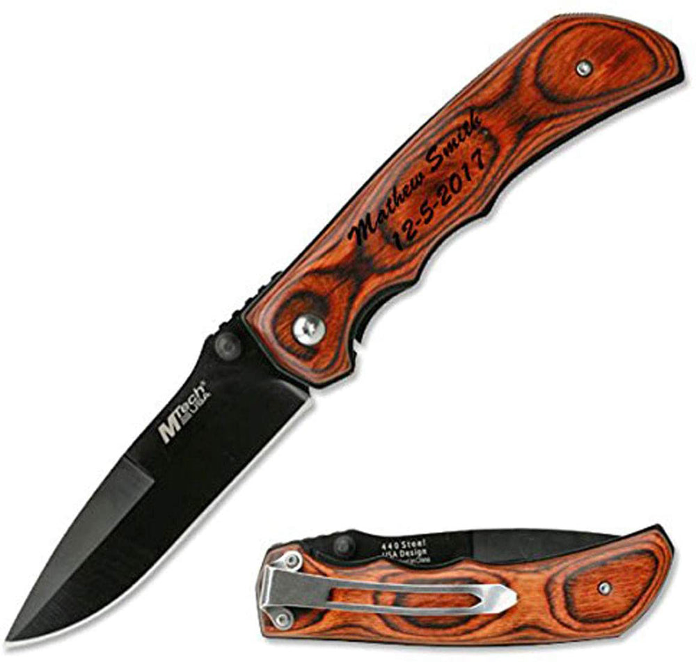 Engraving Custom Fixed Blade Knife 12.5 Overall Gift For Husband, Father,  for Camping, Survival