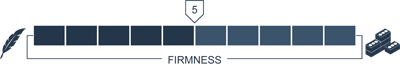 Mattress Firmness 5 out of 10 - Medium