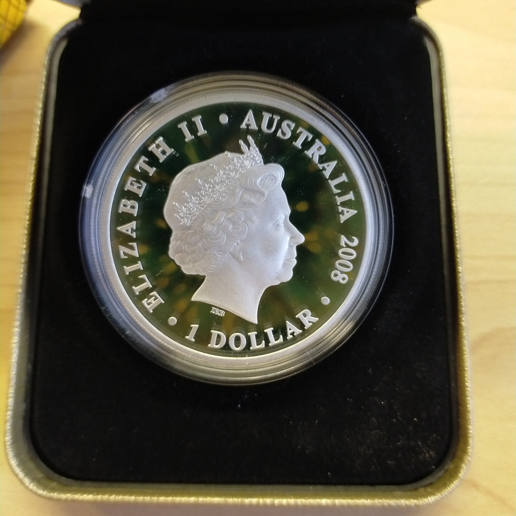 2008 Perth Mint $1 The First Fleet Captain Arthur Phillip 1oz .999 Pro ...