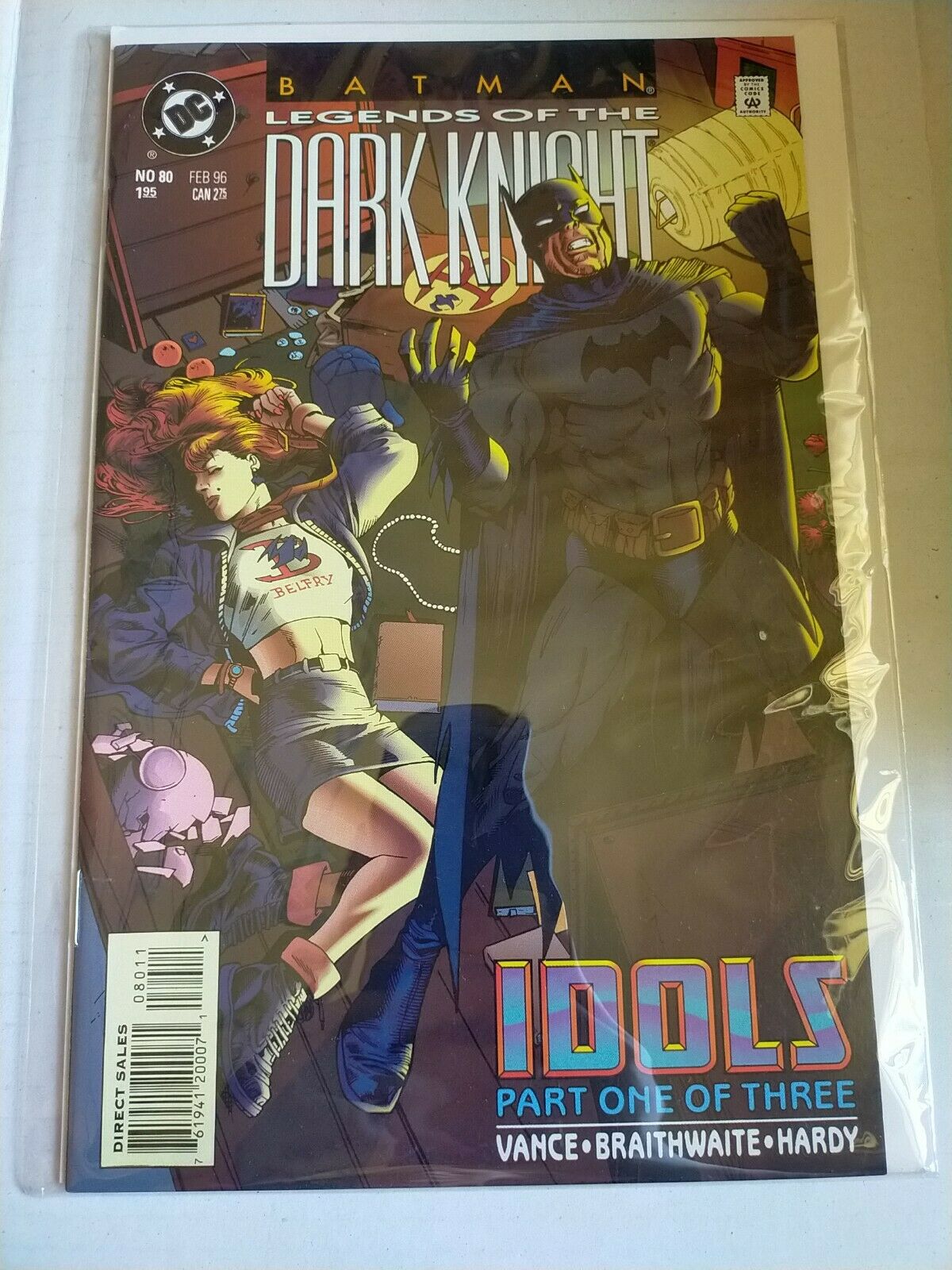 DC 80 February 1996 Batman Legends of the Dark Knight Comic – Shields  Stamps & Coins