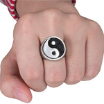 yin yang engagement ring