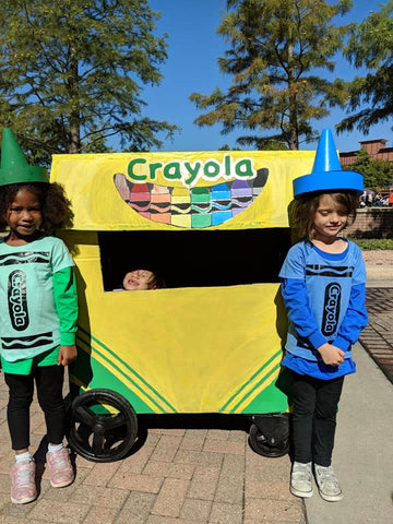 crayola stroller wagon costume