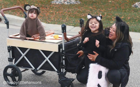 stroller wagon in mouse trap halloween costume