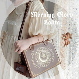 Sweet Lolita Star Moon Magic Book Retro England Messenger Bags MK16738