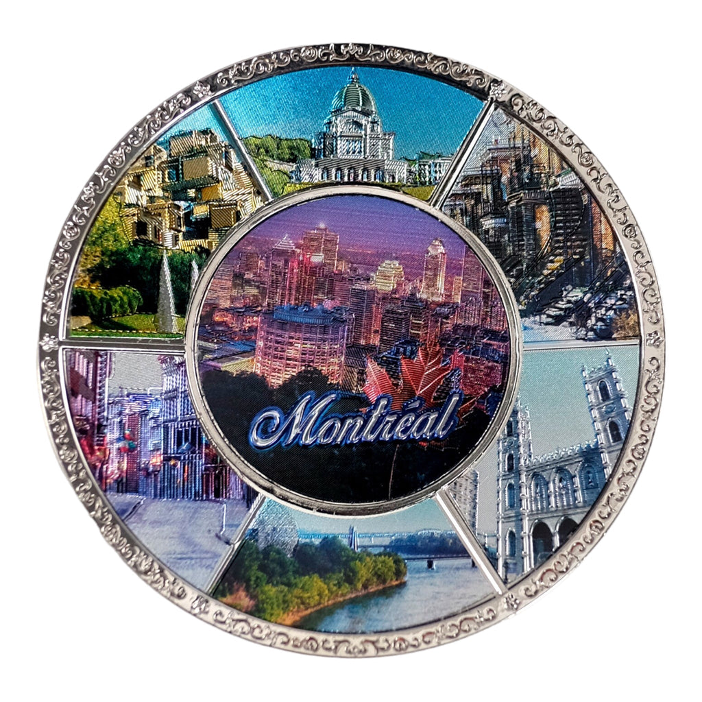 Fridge Magnet, Montreal, Colonial Avenue Plateau, Made in Canada Aimant  Frigo De Montréal, Montreal Souvenir Plateau Mont-royal, Hobeika 