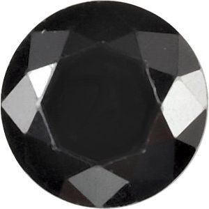 2.5 mm Round Machine-cut Swarovski Black Cubic Zirconia