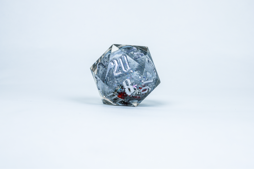 Necklace d20 Valentines' Snowglobe : Be My Nat 20 — Twenty Sided Store