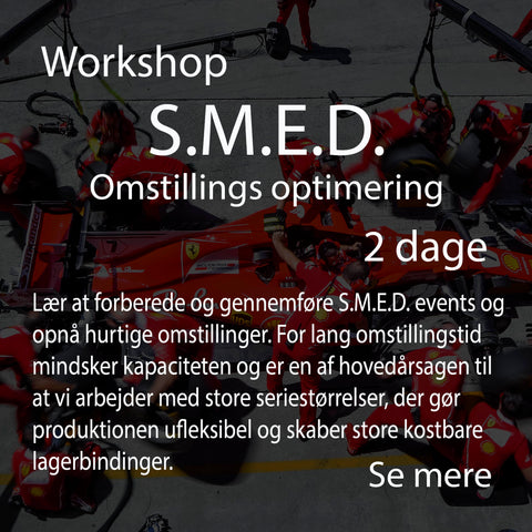 Workshop omstilling SMED leantools.dk