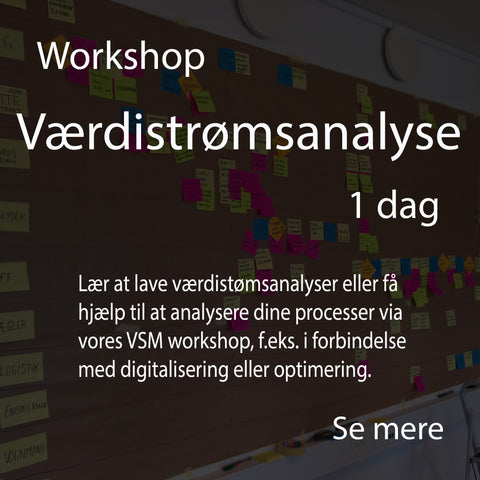 Lean workshop Værdistrømsanalyse Leantools.dk