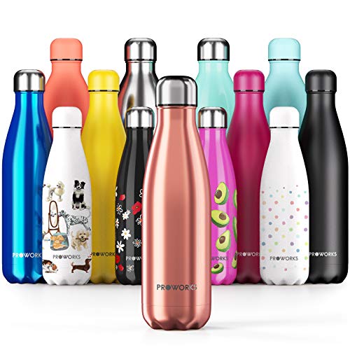 Water Bottle Bottles Flask Women Small Cute 320ml Stainless Steel Metal  Insulated Thermal Cold Hot Drink Swater Bottle With Straw Sports Cold Vacuum  F