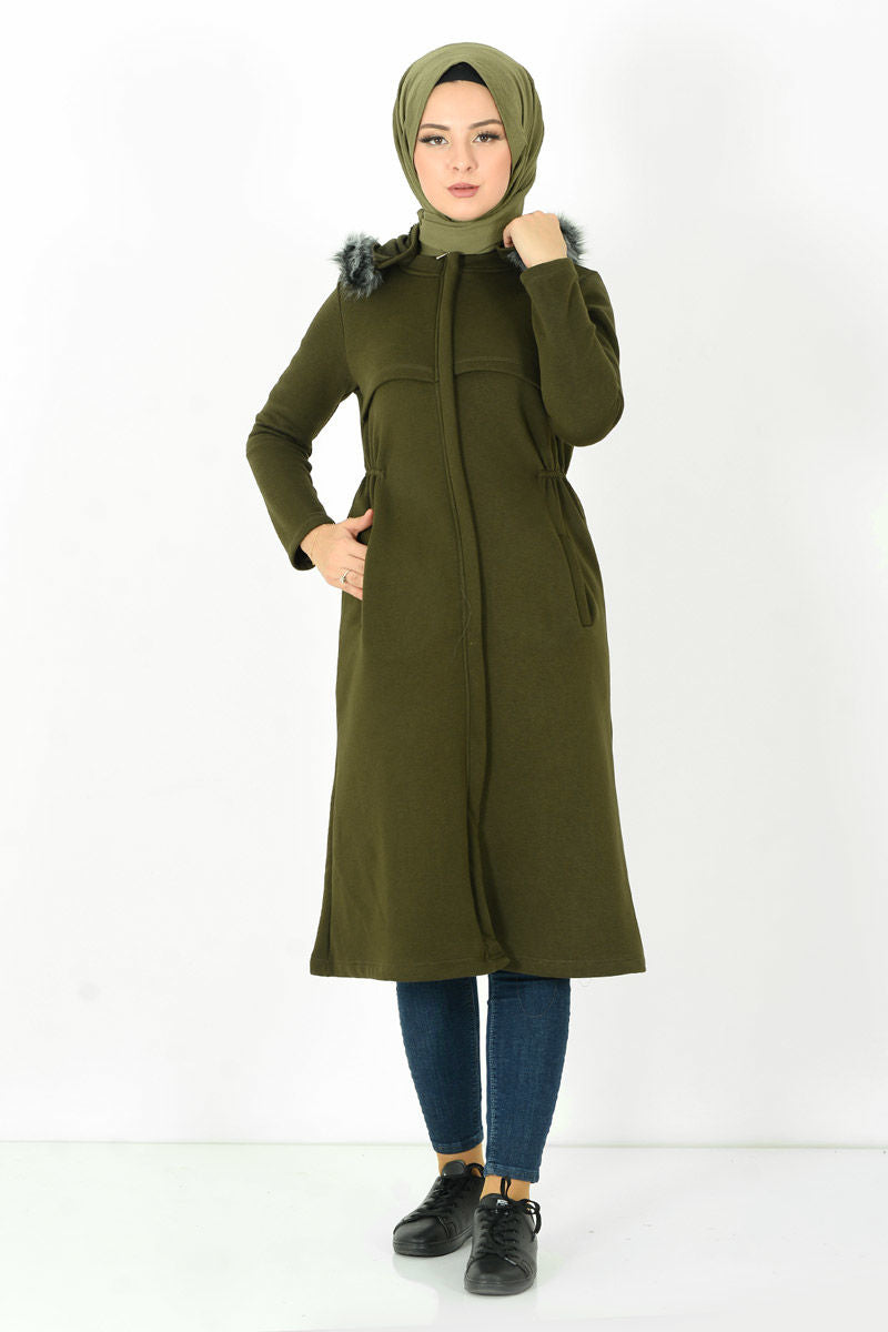 Image of Women's Hooded Khaki Seasonal Jacket