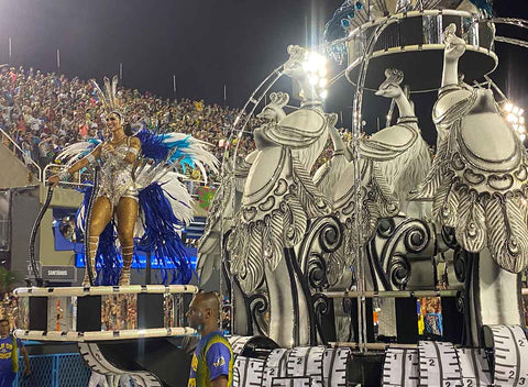 Carnival In Brazil Kicks Into High Gear With Colorful Celebrations And  Green Spacemen