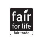 fair, for life fair trade. Black and white frame illustration