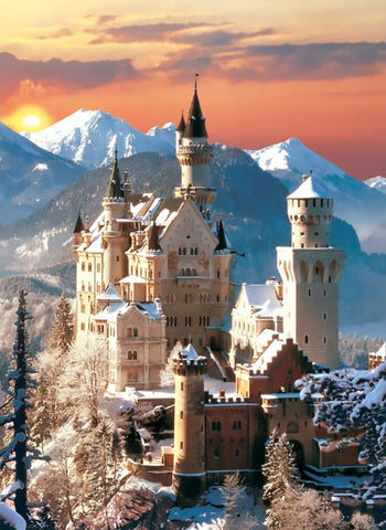 Puzzle del Castillo de Neuschwanstein de 1500 piezas