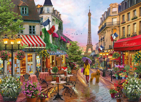 Puzzle Clementonio Flores en Paris de 1000 piezas