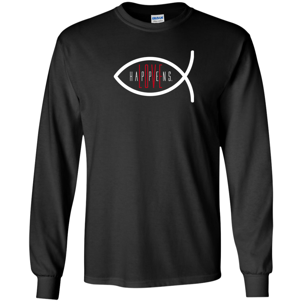 Ichthys Ichthus Christian Symbol Jesus Fish T-Shirt On Sale Design Top T- Shirts Cotton Men