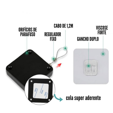 Detalhes do Automatizador de Portas Close Porta Sempre Fechada Disponível em: www.descontara.com