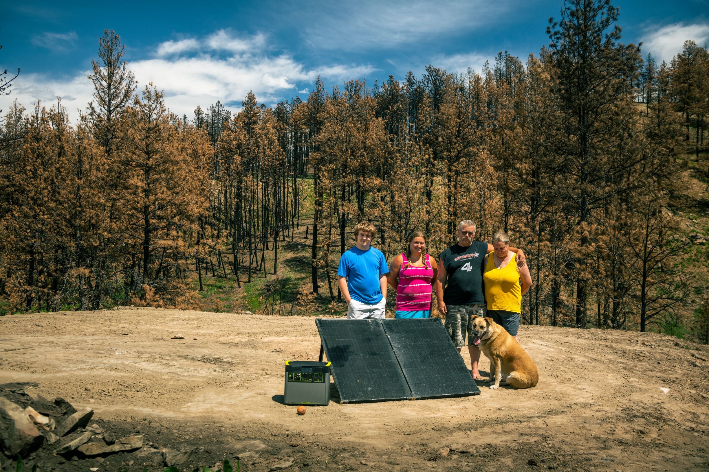 The Krebs family starting fresh - Bobcat Fire