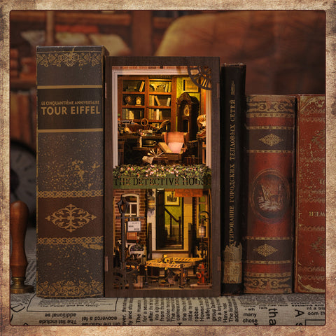 Cutebee Rose Detective Agency Book Nook w/ Dustcover Complete Build &  Review 