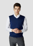 【NEW ARRIVALS】<br>Knit Vest (Blue)