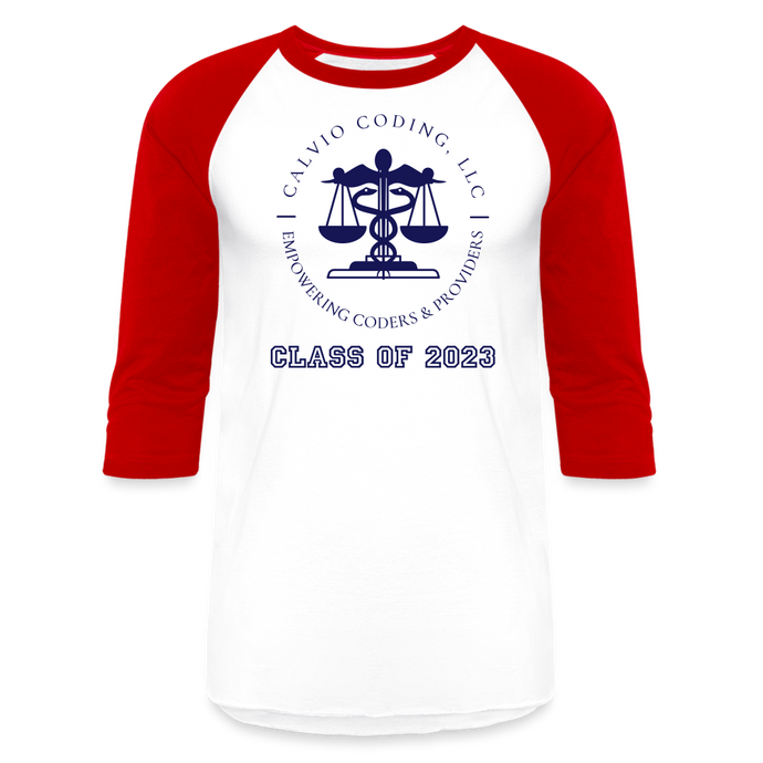 Class of 2023 Baseball T-Shirt - white/red