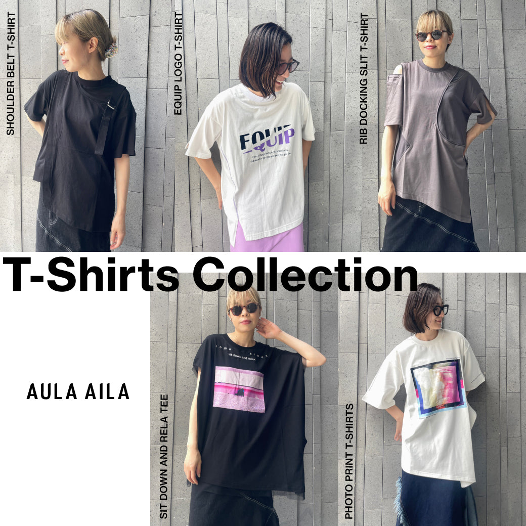 上野樹里さん着用　AULA AILA  PHOTO PRINT T-SHIRT