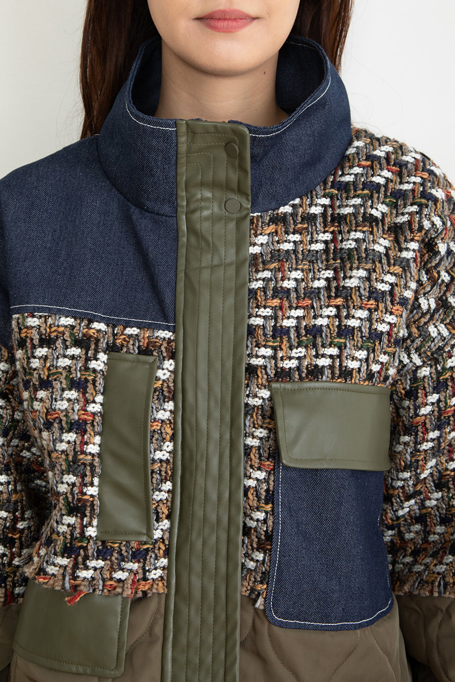 MIX COLOR TWEED 103T ブルゾン JACKET