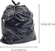 Black Garbage Bag 23X17X48