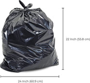 20 x 22 REGULAR GARBAGE BAGS - CLEAR 500/cs