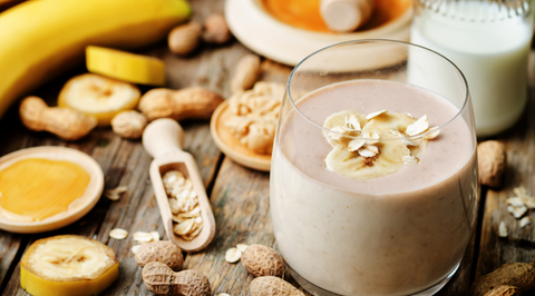 Peanut Butter into smoothies - Alpino 