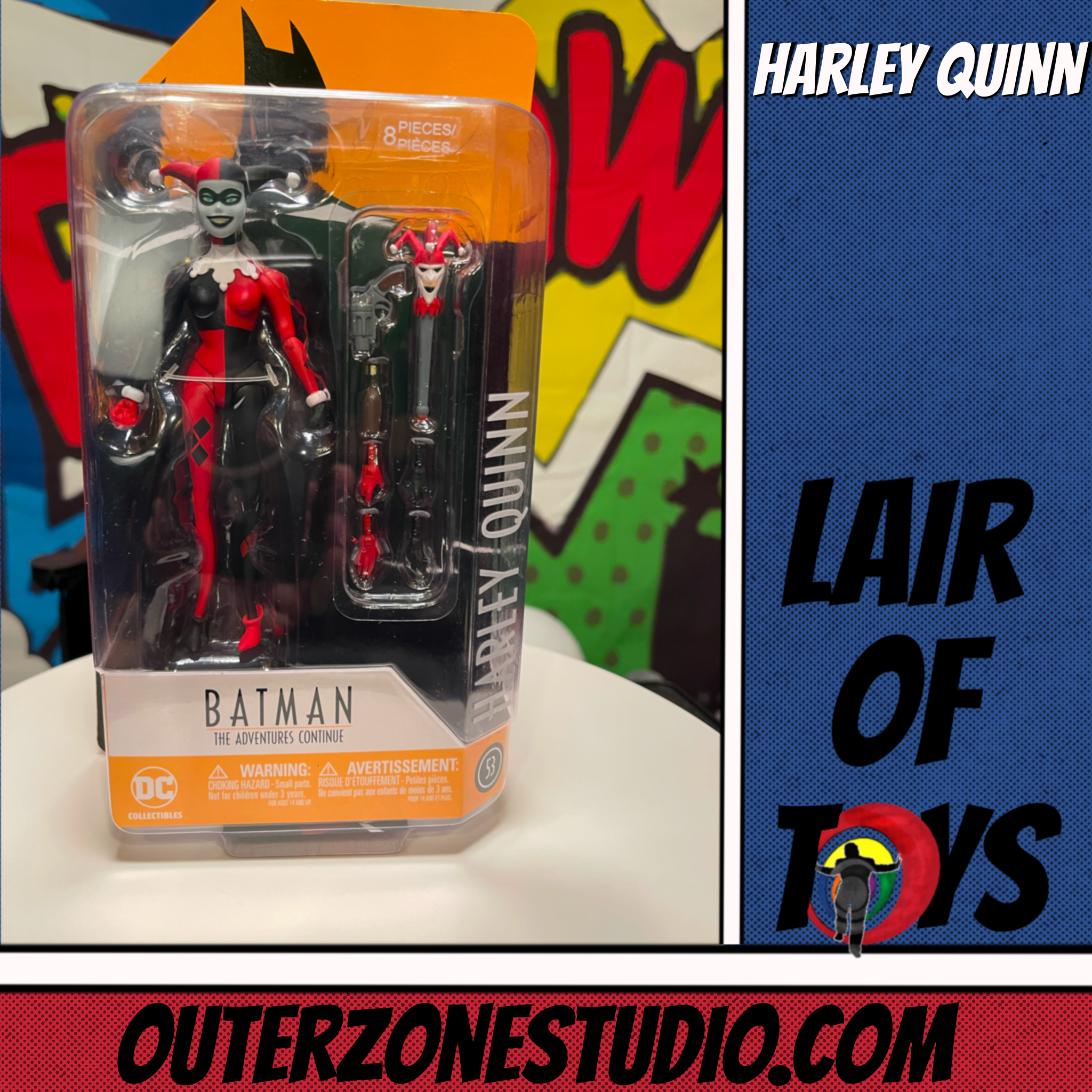 Harley Quinn Action Figure - Batman: The Adventures Continue | The Lair of  Toys