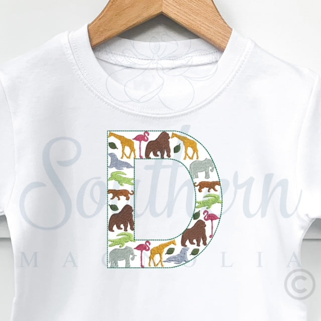 Wild Animal Print Embroidery Design