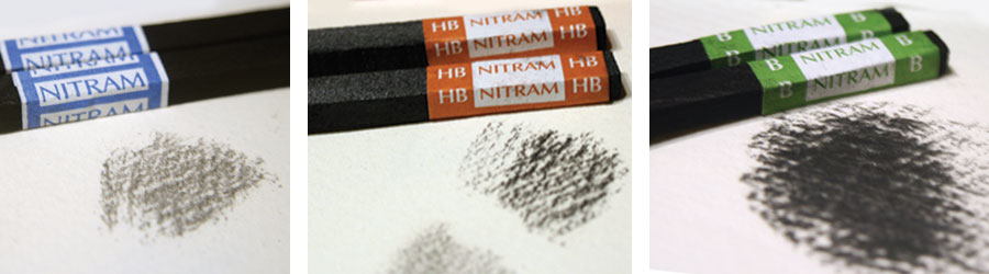 H, HB, B: What is the Difference Between Charcoal Grades? – Nitram Art Inc.