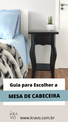 Guia para escolher a mesa de cabeceira ideal para o seu quarto