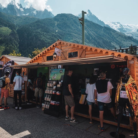 Sidas at UTMB race village