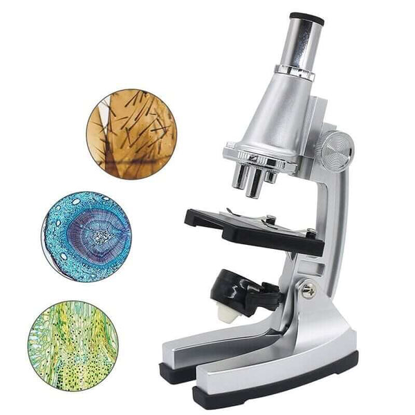 Microscope de poche éclairé par LED, zoom 20X-40X Mini microscope de poche  éclairé par LED avec base pour les amateurs, les collectionneurs, les