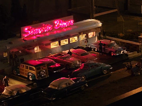 Starlight Diner at Night