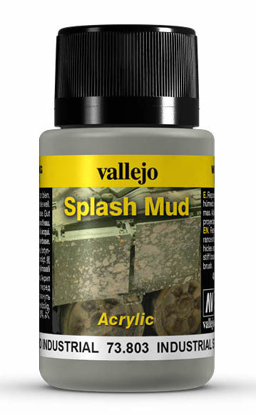 Vallejo 73.803 Industrial Splash Mud Weathering Effect 40ml Bottle ...