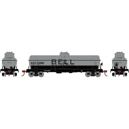 Athearn 3383 HO Scale Dome Tank Bell Oil 20391 — White Rose Hobbies