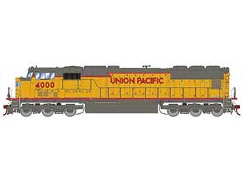 Athearn G69243 HO Union Pacific SD70M Diesel Locomotive #5222 (Flag)