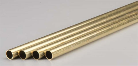 Round Brass Tube: 3/32 OD x 0.014 Wall x 36 Long (5 Pieces) – ksmetals