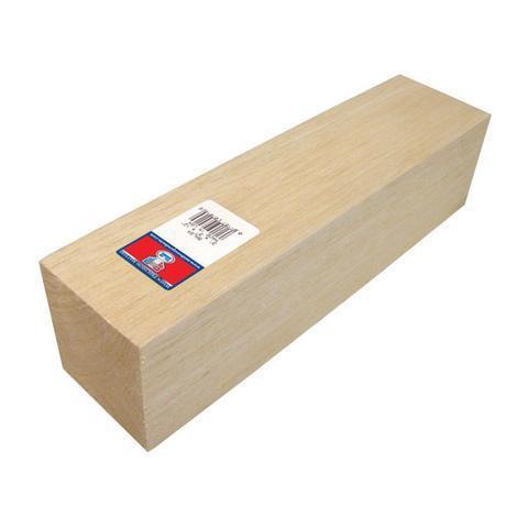 Bud Nosen Balsa Wood Block, 2 x 3 x 12, 1/pkg.