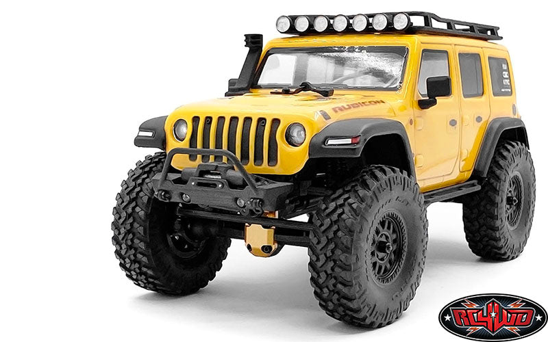 RC4WD VVV-C1048 Front Bumper with Simulated Winch for Axial SCX24 Jeep —  White Rose Hobbies