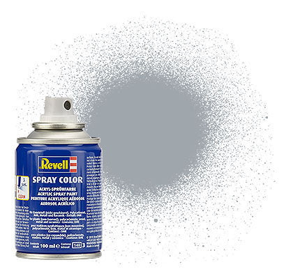 Revell 34191 100ml Acrylic Spray Color Paint - Steel Metallic (Ok for —  White Rose Hobbies