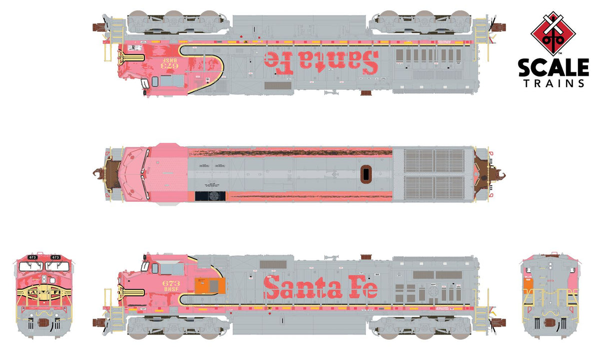 santa fe train bnsf